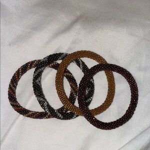 Sashka Elegant Beaded Bracelet Set of 4